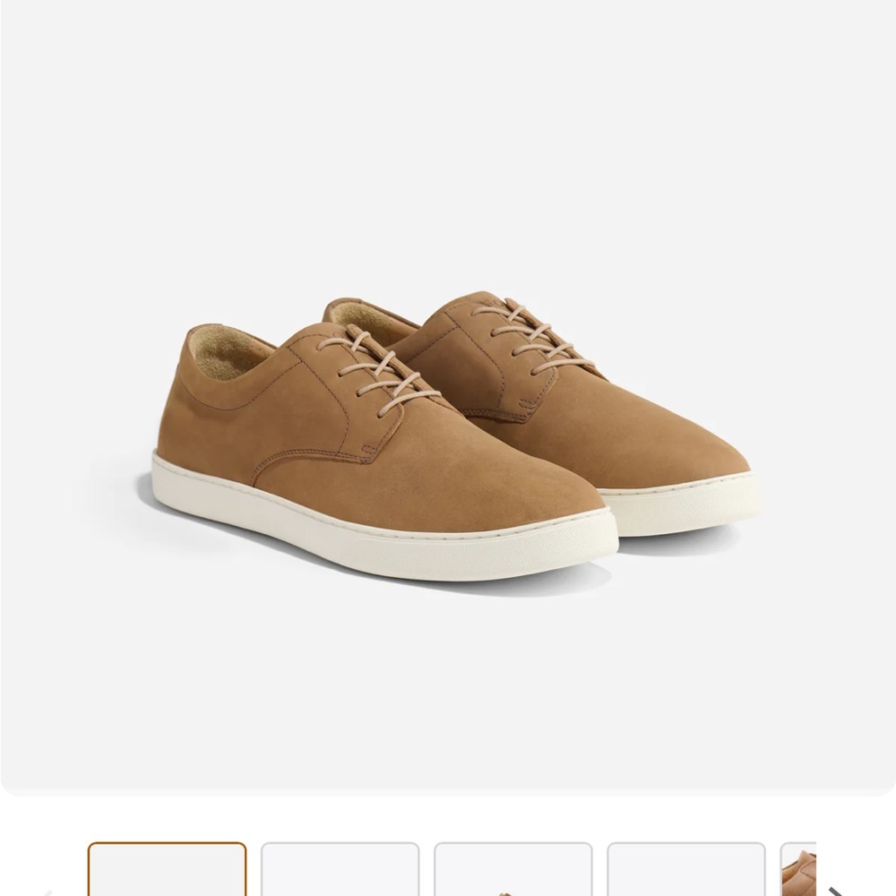 Nisolo Men's Brown Leather Sneakers